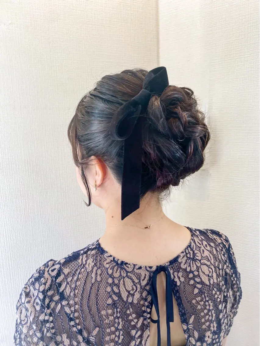 ヘアアレンジ ヘアセット hair make もりした ゆうのヘアスタイル