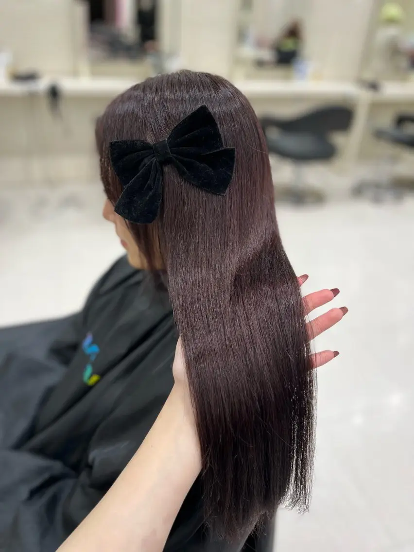 カラー ヘアカラー トリートメント ベージュ・ラベンダー カラー🎀りりのヘアスタイル