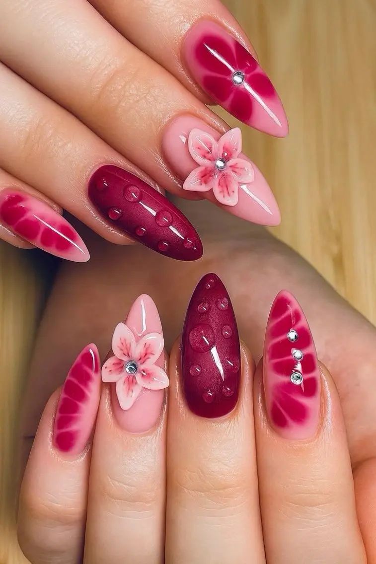 ネイル キラキラネイル 韓国ネイル ロングネイル シンプルネイル ワンホンネイル ハンドネイル Rina Nail.Novaのネイルデザイン