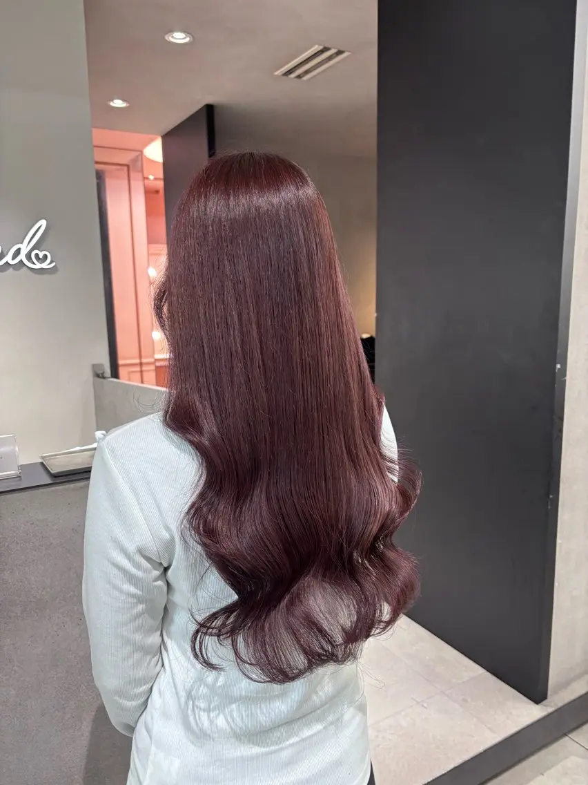 ロング カラー ヘアカラー エクステ Su-chi-🧴 /ミルクティーカラーのヘアスタイル