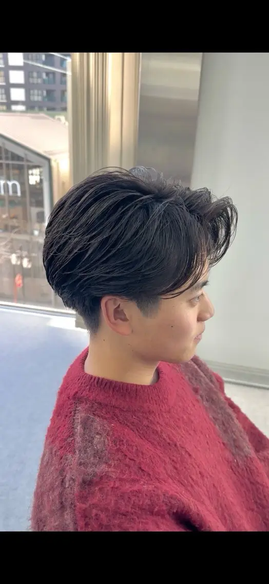 ショート パーマ メンズ カット パーマ DEW SHUNSUKEのヘアスタイル