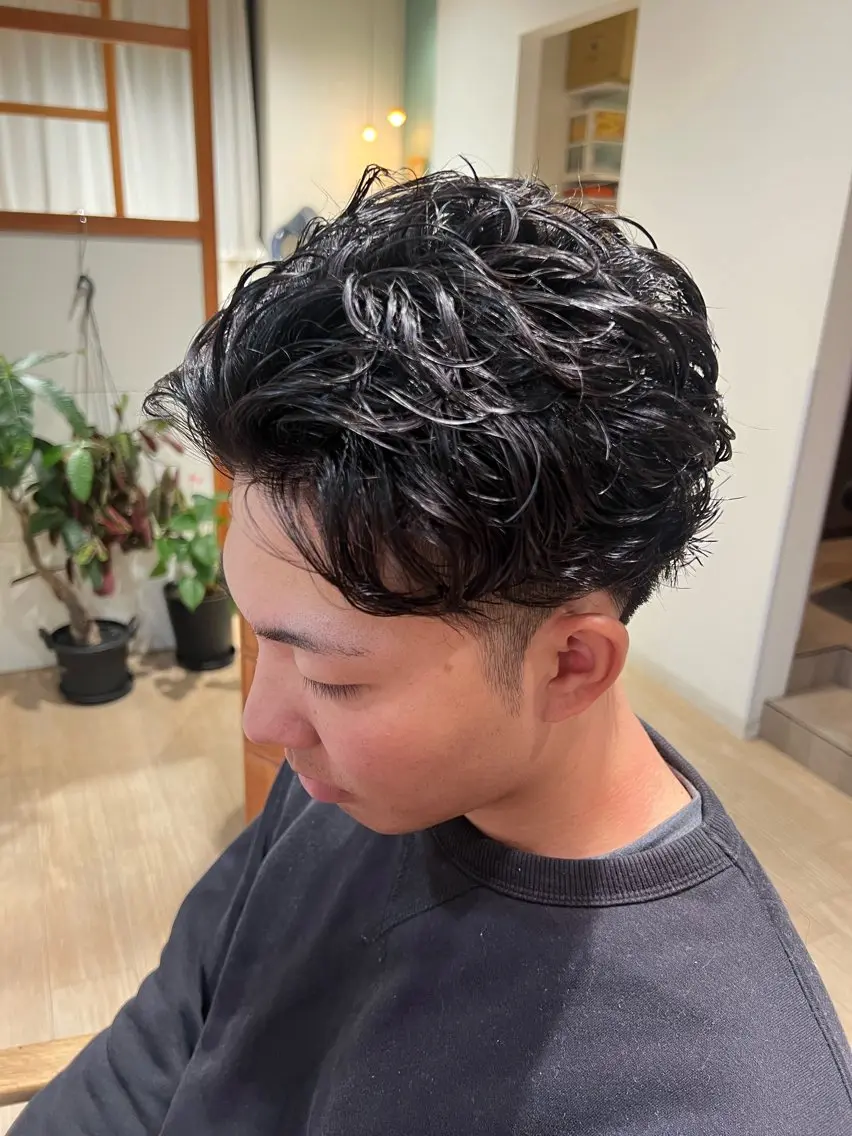 カット‪✂︎‬＋メンズパーマ🌀の写真