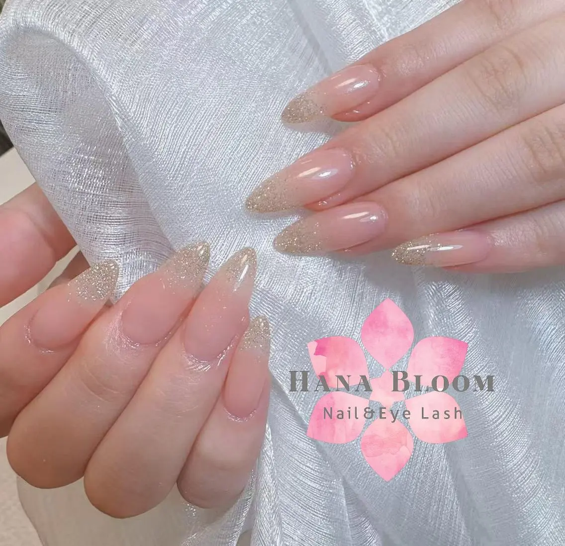 ネイル 長さ出し フットネイル 韓国ネイル マグネットネイル 持ち込み ハンドネイル ハンドケア Hana Bloom Nail Salonのネイルデザイン