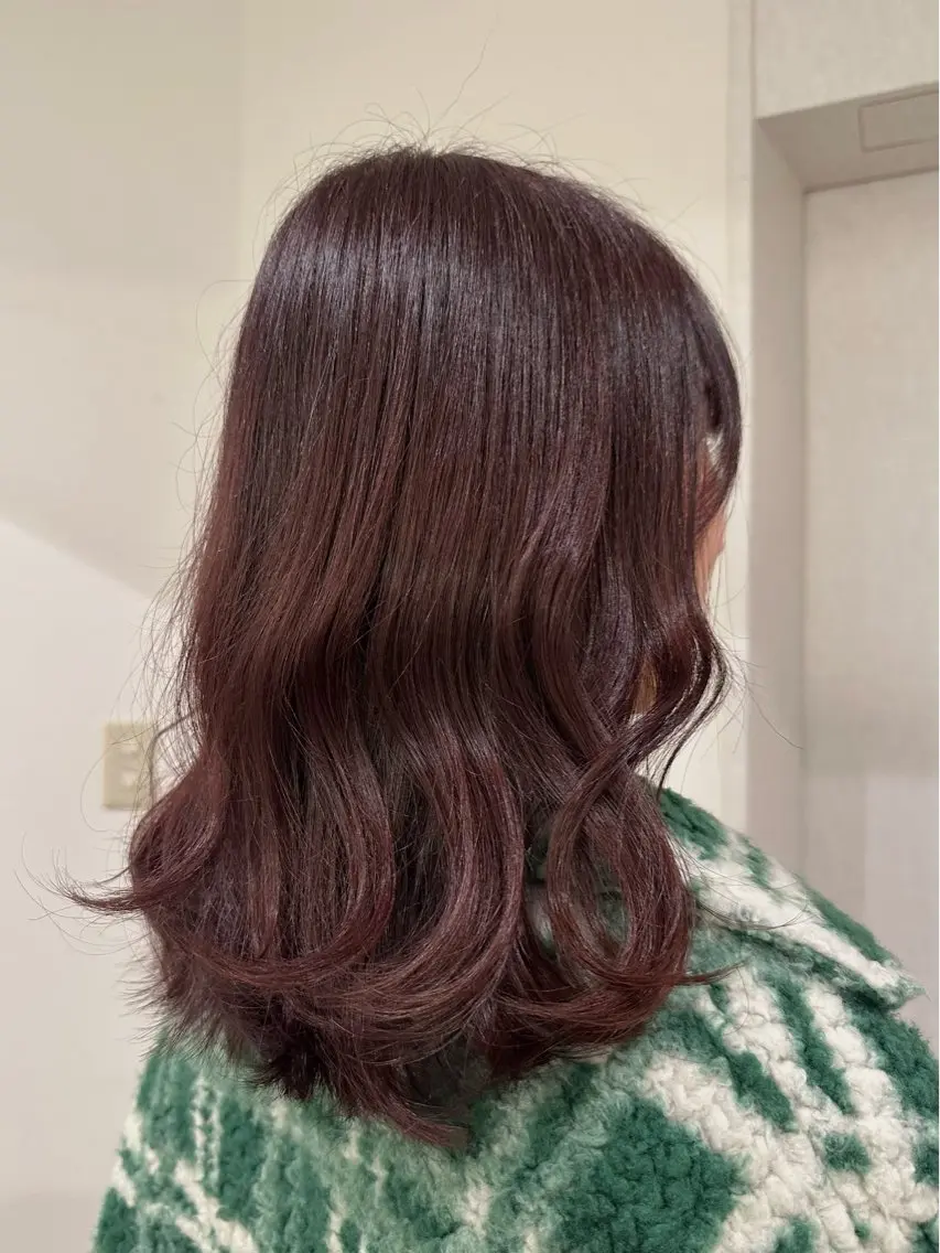 ミディアム カラー カット ヘアカラー トリートメント ROPE🫧 フウカのヘアスタイル