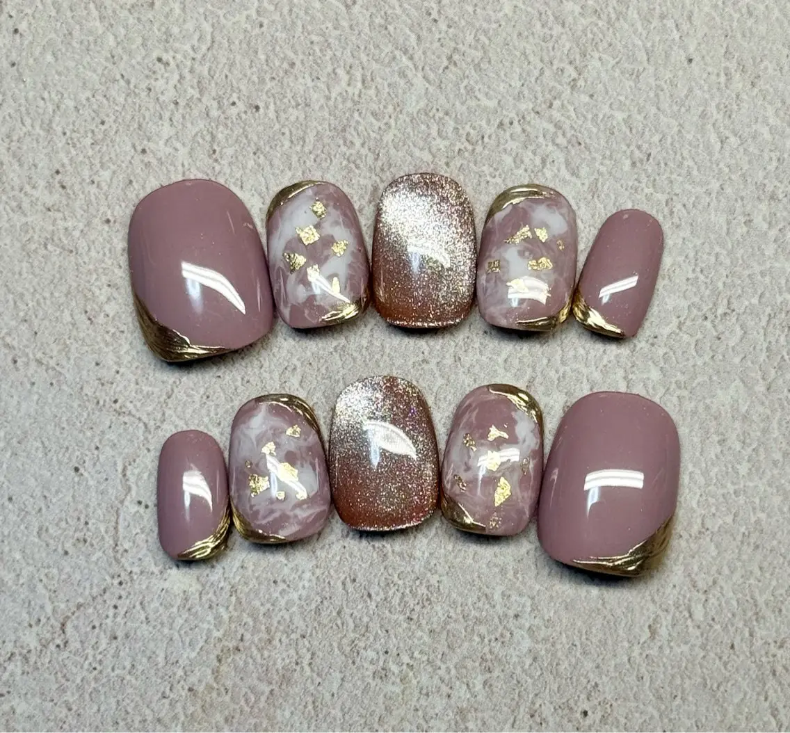 ネイル アートネイル チークネイル フラッシュネイル フラッシュマグ フレンチネイル Mai’s nailのネイルデザイン