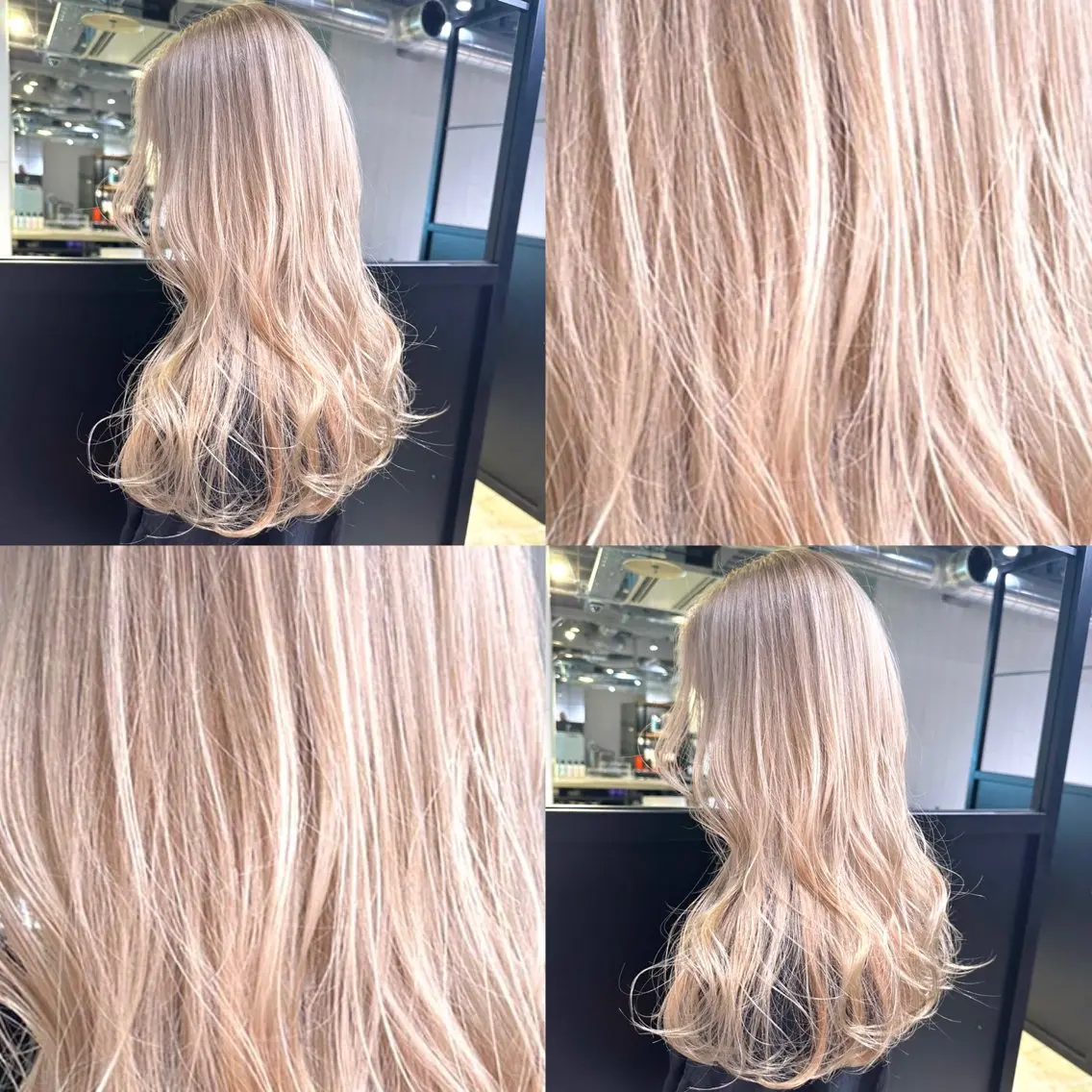 ロング カラー 🧸ブリーチ特化/前 髪/しょうじりか🎀のヘアスタイル