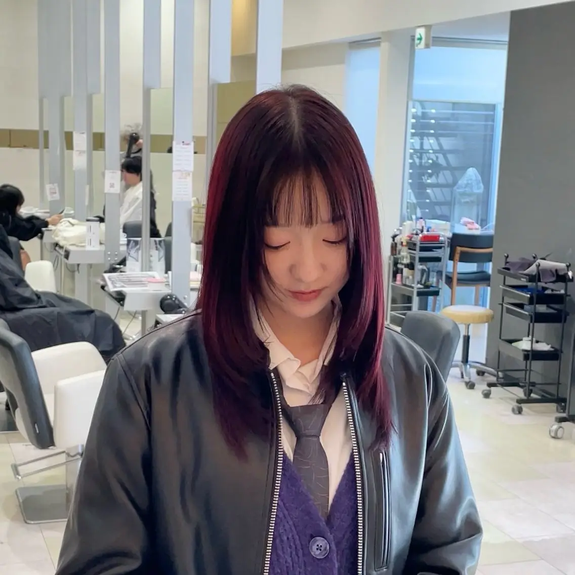 セミロング カラー カット ヘアカラー メンズ特化美容師 / 篠谷祐輝のヘアスタイル