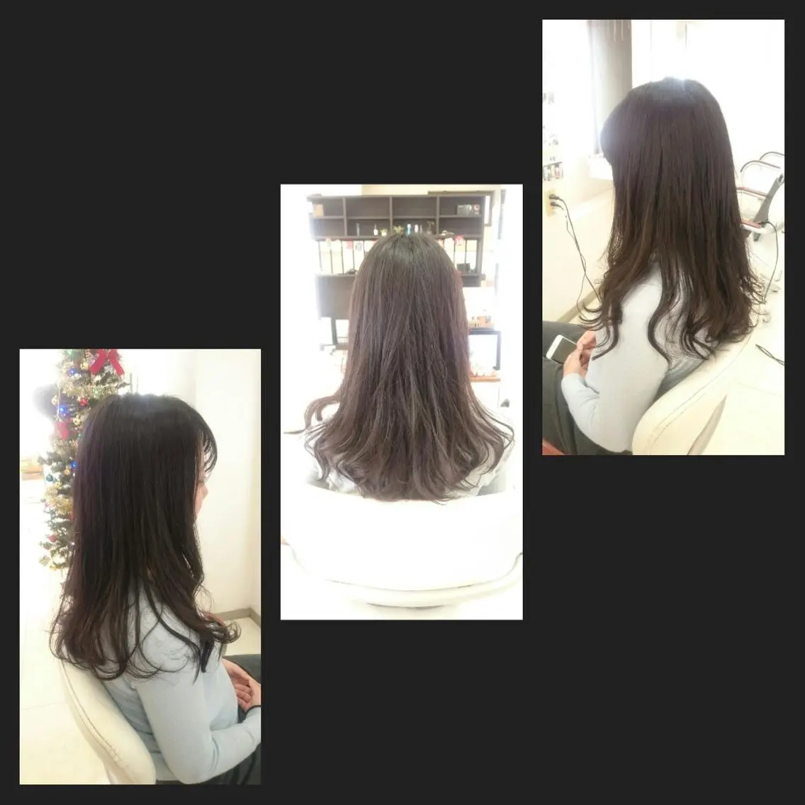 ロング パーマ カット パーマ トリートメント キンジョウ エナミのヘアスタイル