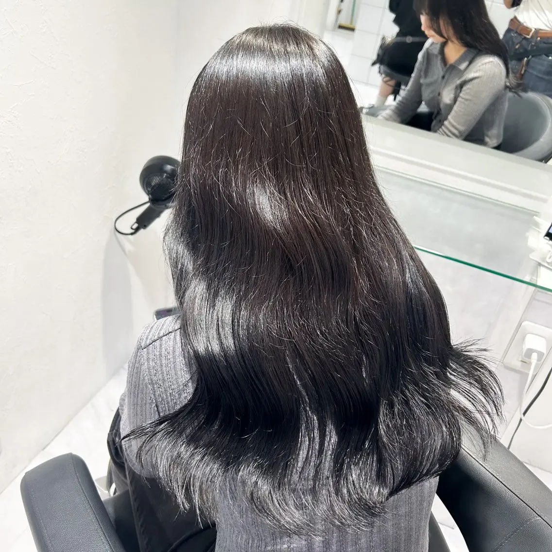 ロング カラー 表参道/透明感カラー /暗髪/ジュキヤのヘアスタイル