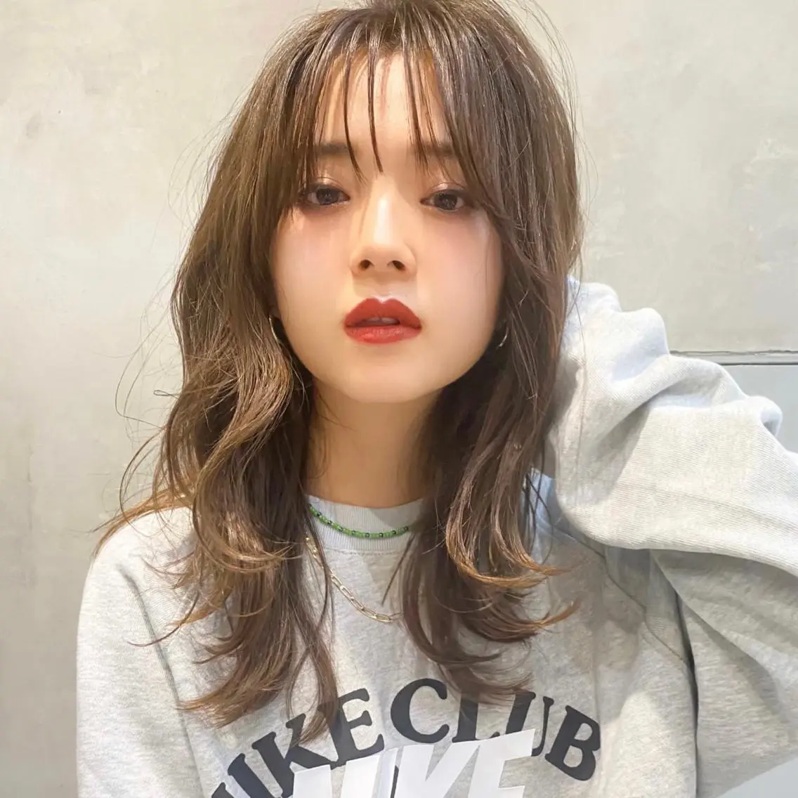 セミロング カラー パーマ ヘアアレンジ メンズ キッズ ネイル マツエク・マツパ アイブロウ 丁寧なカウンセリング 🌿Chiemi🌿のヘアスタイル