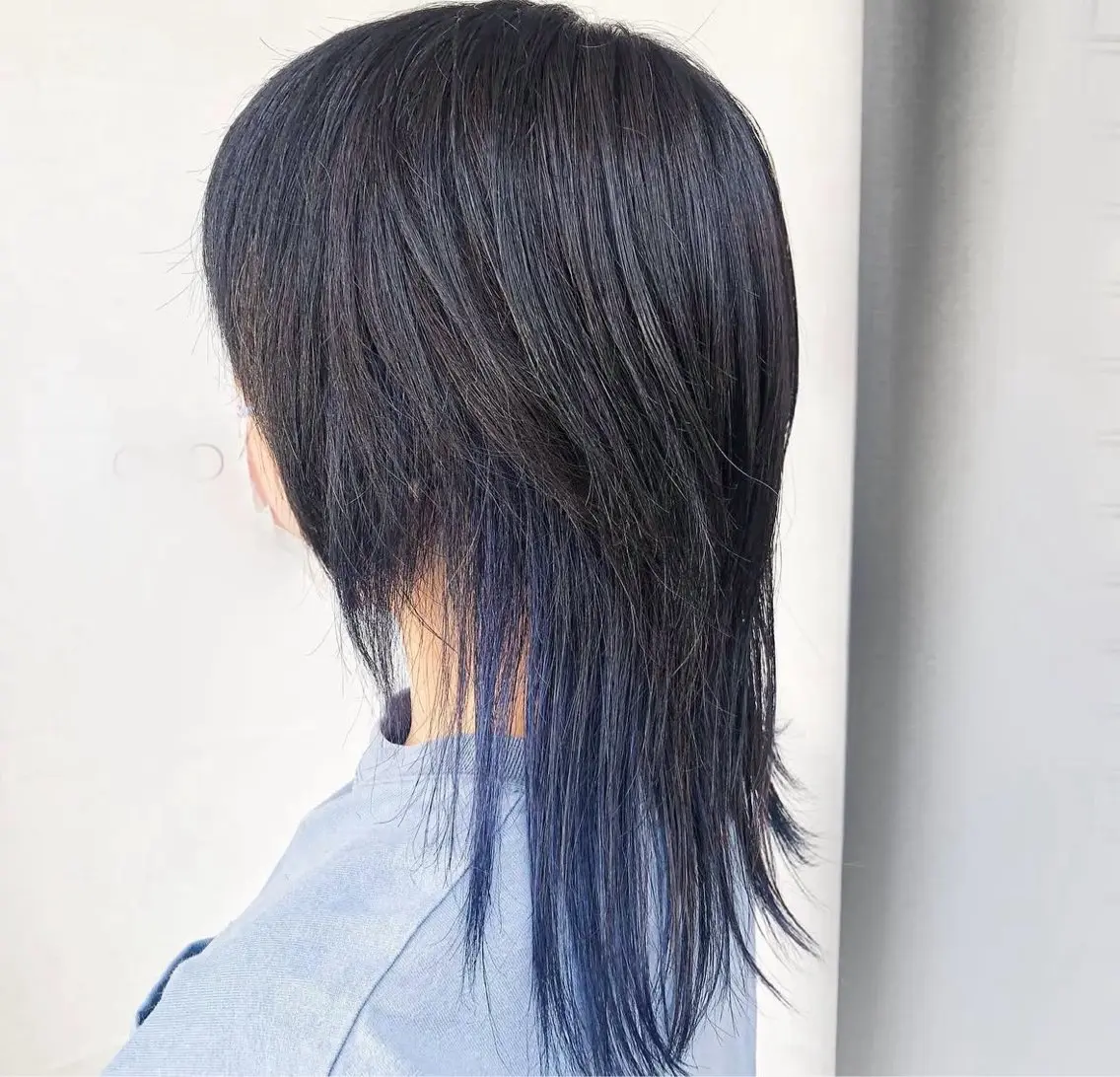 ミディアム カラー lore umeのヘアスタイル