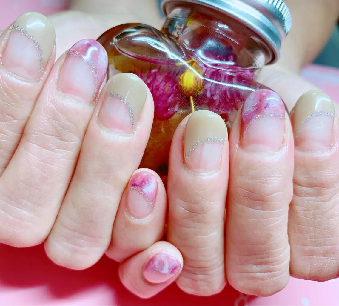 ネイル アートネイル フレンチネイル Nailsalon mimiのネイルデザイン