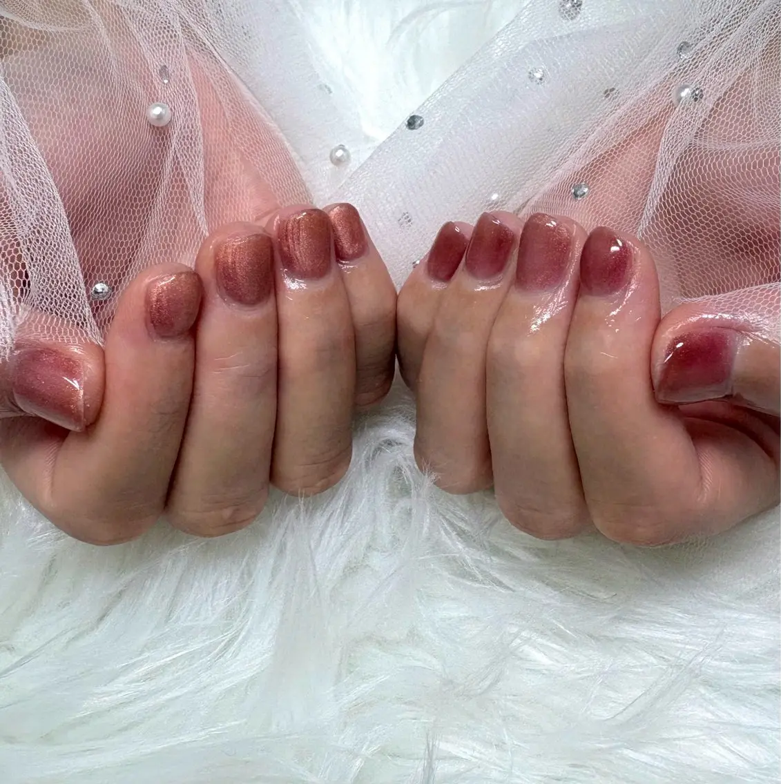ネイル マグネットネイル ハンドネイル SHINE nail salonのネイルデザイン
