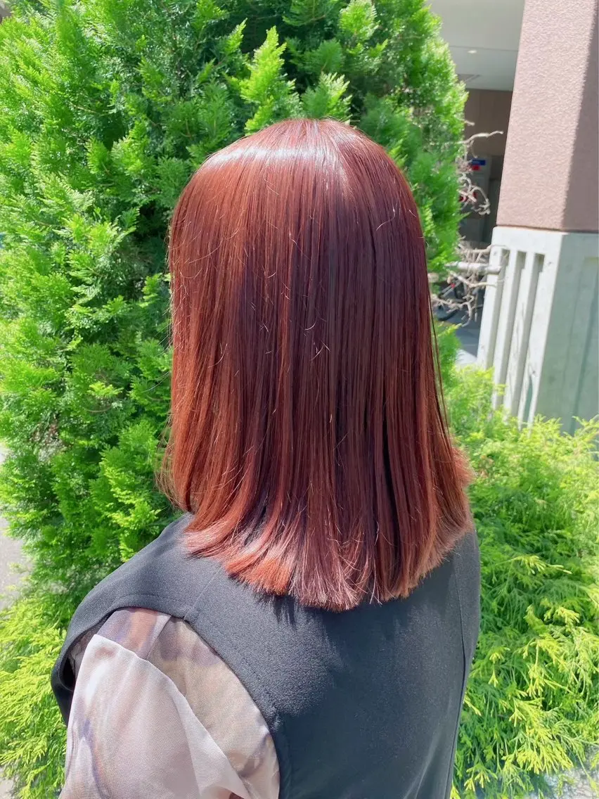 セミロング カラー ヘアアレンジ 💐Mauve世田谷 / akariのヘアスタイル