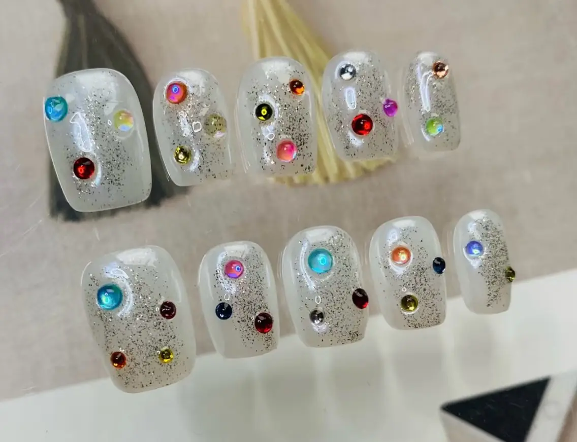 ネイル ハンドネイル H3 Nail Tsuki🦋💙のネイルデザイン