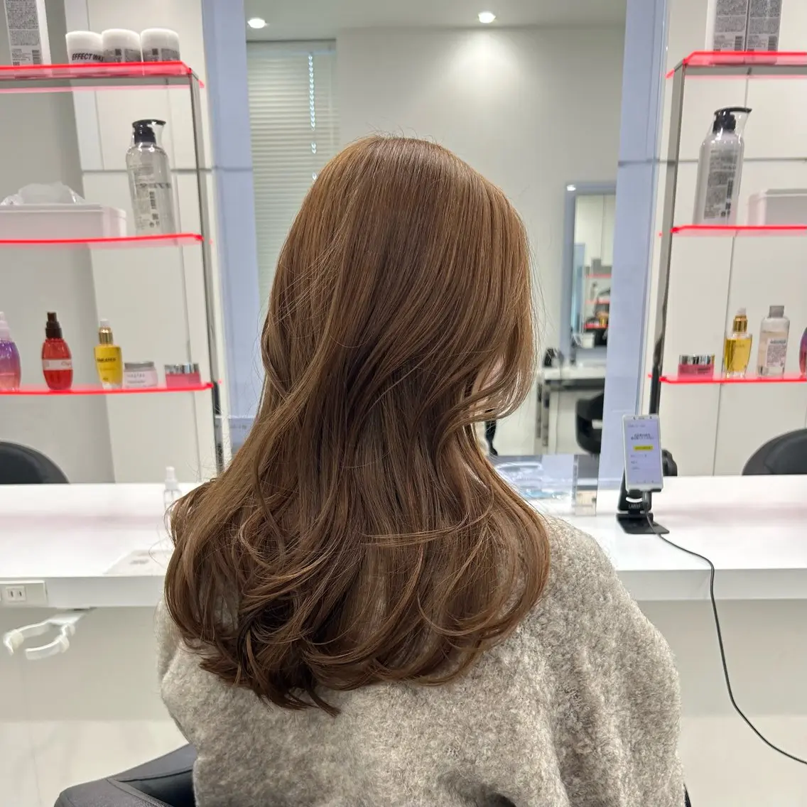 ロング カラー カット ヘアカラー トリートメント モテ艶🪄透明感カラ ー🦋RION🦋のヘアスタイル