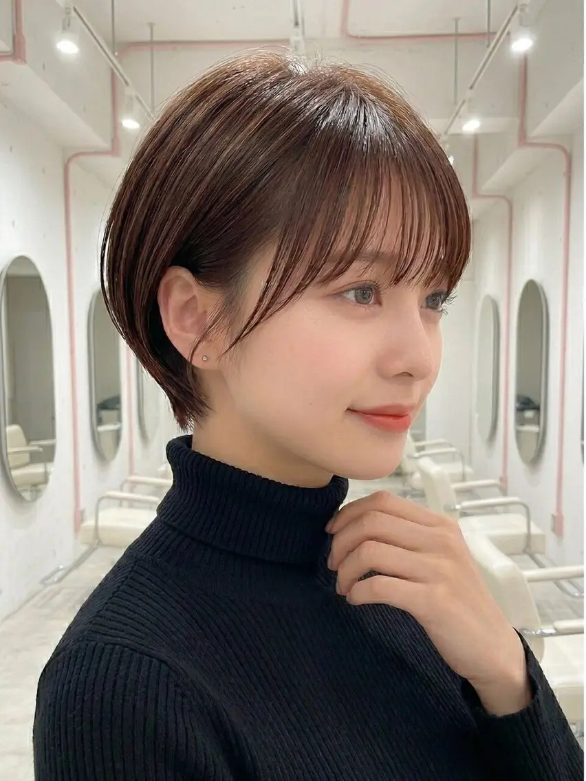 ✨モデル限定✨レディースショートカットモデル +1STEPトリートメント✂️🫧の写真