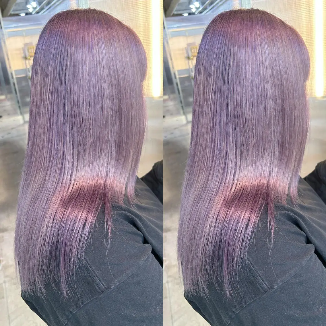 ミディアム カラー カット ヘアカラー トリートメント yoriダブルカラー 代表すがわらのヘアスタイル