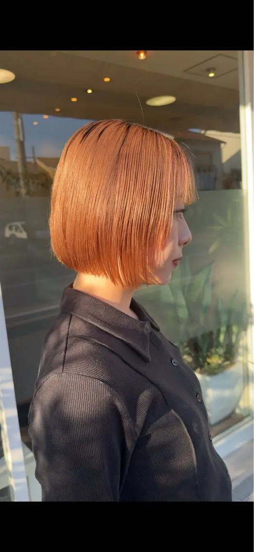 ショート ヘアカラー 中野 光瑠のヘアスタイル
