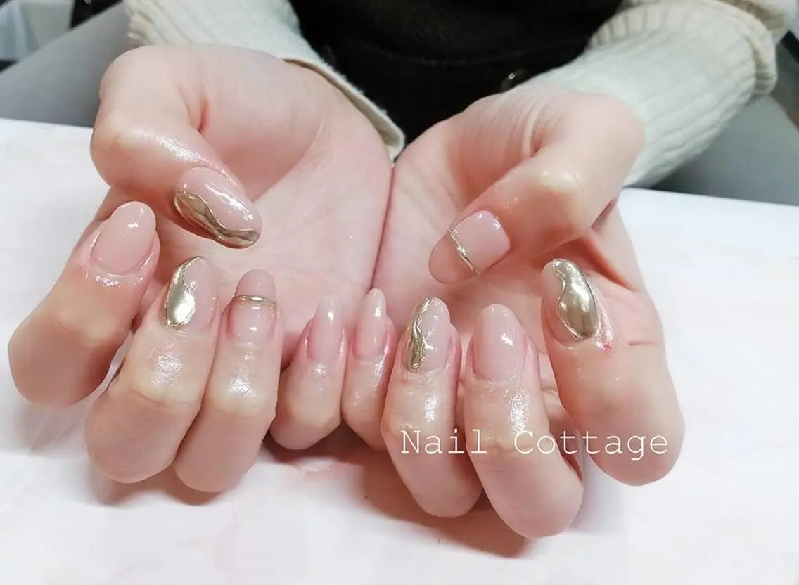ネイル スカルプネイル Nail cottageのネイルデザイン