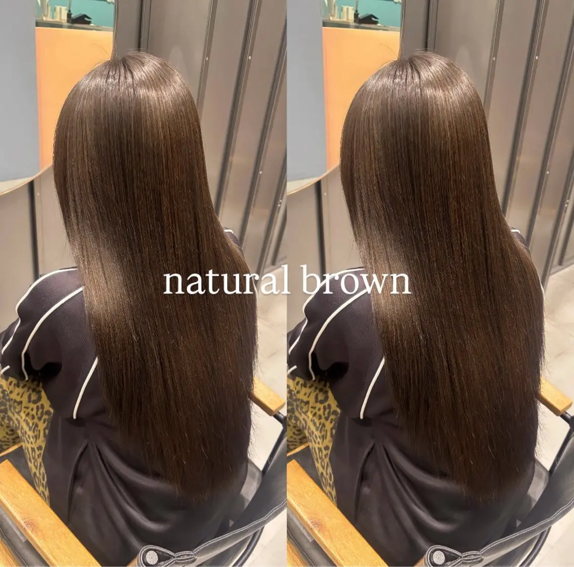 カラー ヘアカラー 🐈‍⬛JUMI /透明感カラー/🩶のヘアスタイル