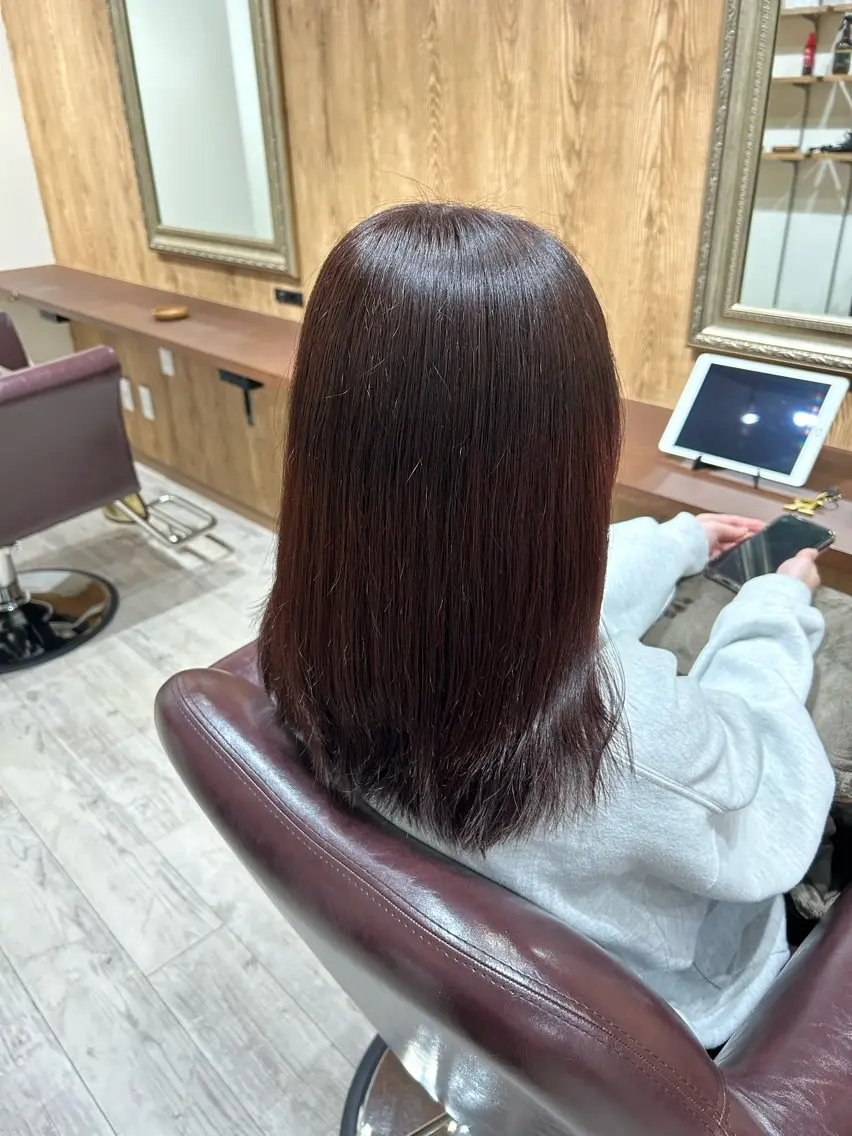 ミディアム カラー 鈴木 悠孝のヘアスタイル
