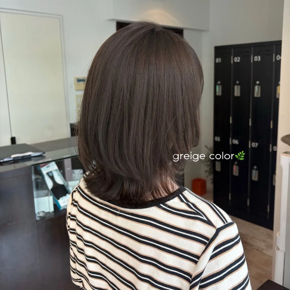 ミディアム ヘアカラー rimi tabeiのヘアスタイル