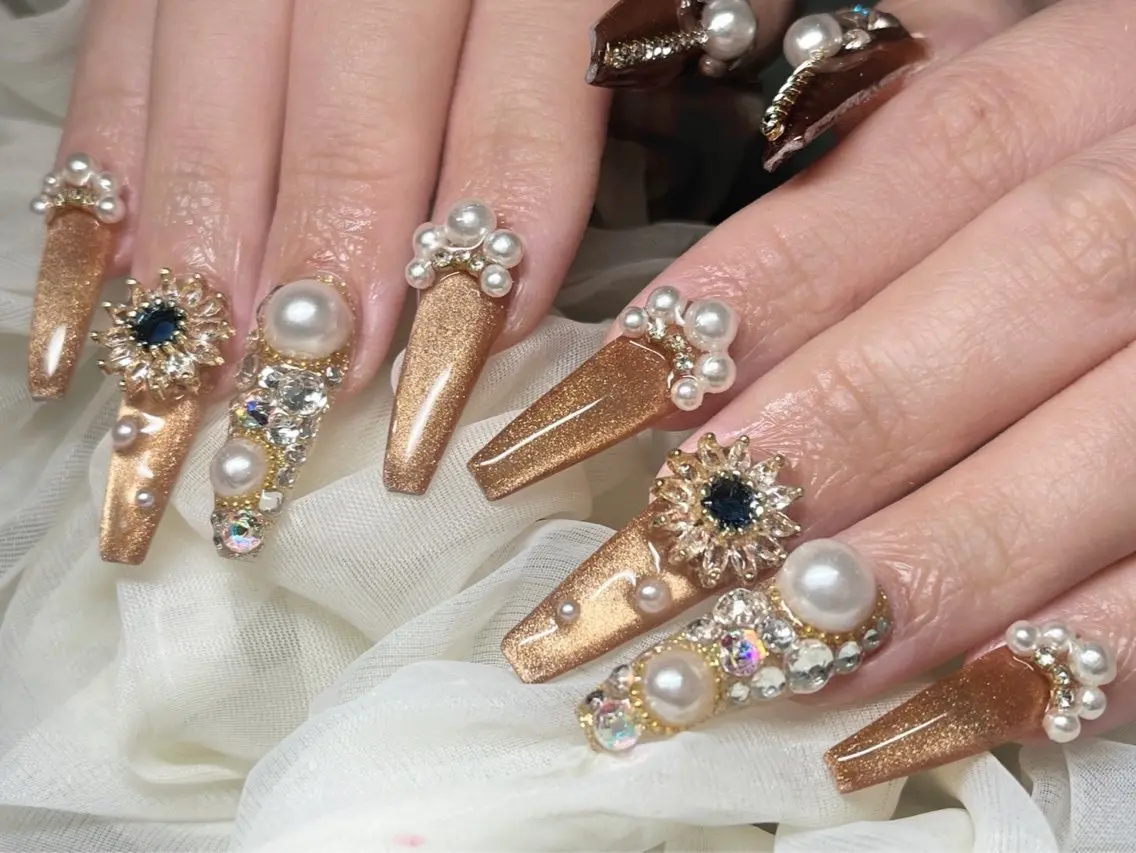 ネイル 長さ出し フレンチネイル ジェルネイル グラデーション ハート ハンドネイル Nail&eye Belire 新宿のネイルデザイン