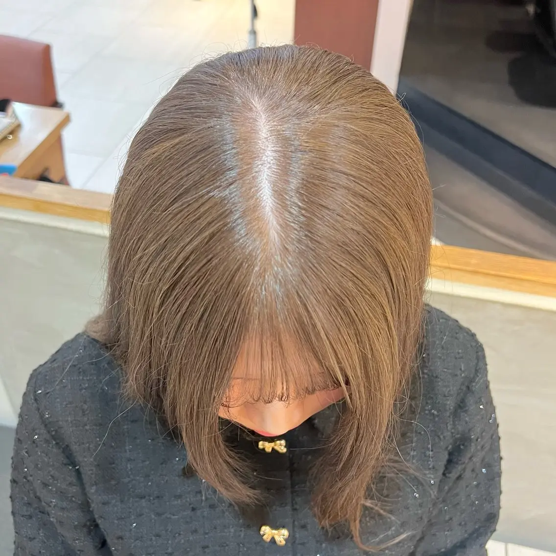 ロング カラー ベージュカラー ブリーチ 透明感カラー ダブルカラー グレージュ ヘアカラー 艶カラー/透明感 /ヒグチアオイのヘアスタイル