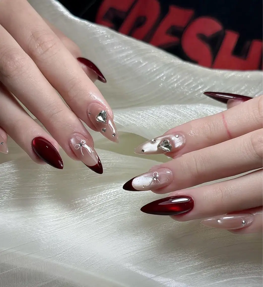 ネイル チークネイル フットネイル フレンチネイル グラデーション 韓国ネイル YUKI NAILのネイルデザイン