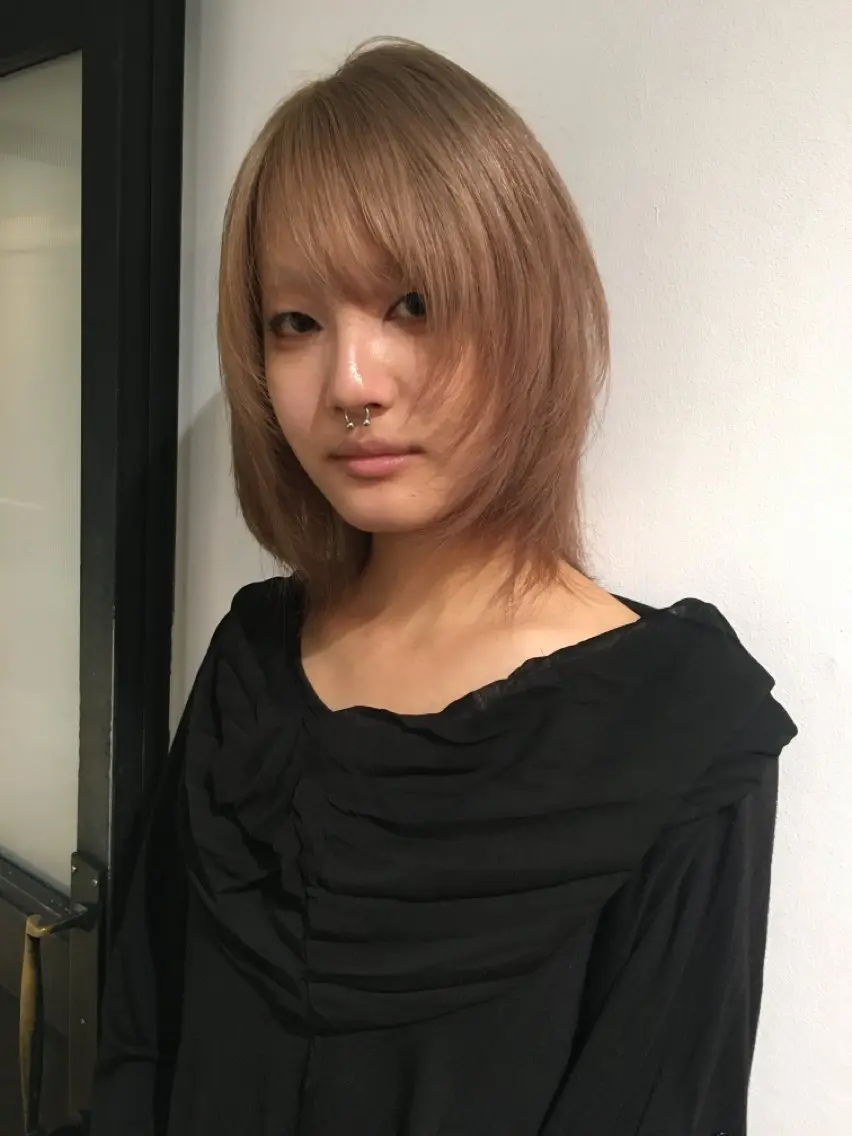 カラー ヘアカラー 🪺透明感カラー/ 暖色/カエデ🪺のヘアスタイル
