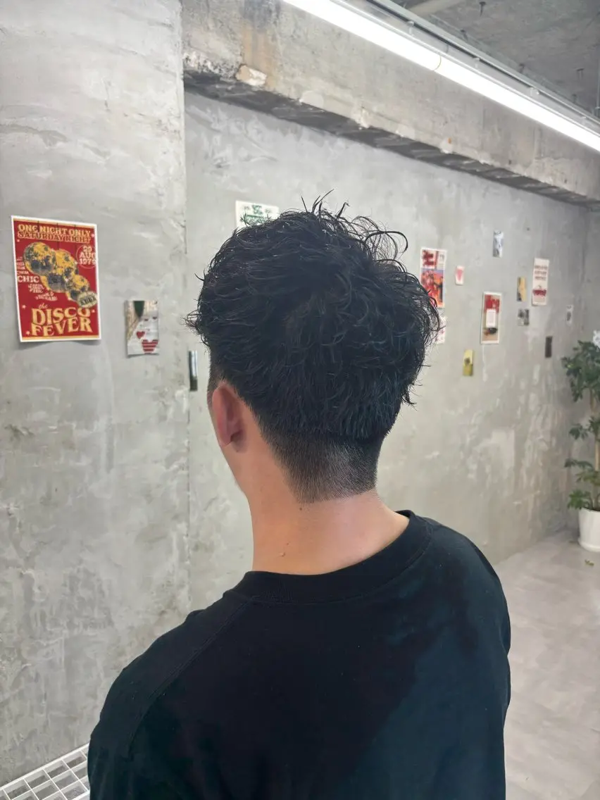 ショート パーマ ツイストパーマ カット パーマ トリートメント door white hideのヘアスタイル