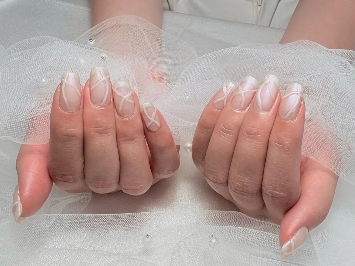ネイル フットネイル ジェルネイル キラキラネイル ラメ(グリッター) マグネットネイル ハンドネイル ハンドケア ♡Bivi♡自爪に 優しいネイルサロンのネイルデザイン