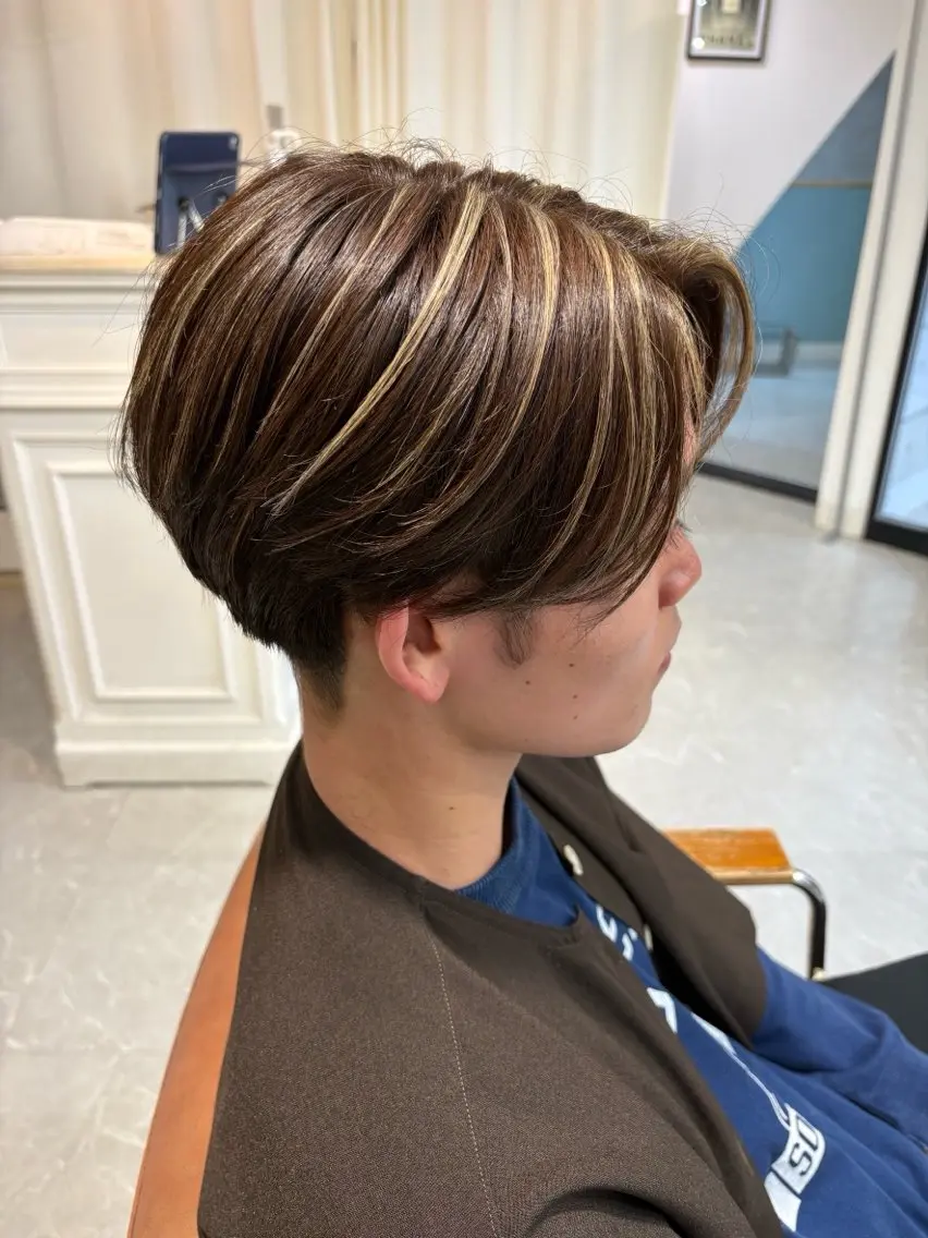メンズ カット イシヅカ ココロのヘアスタイル