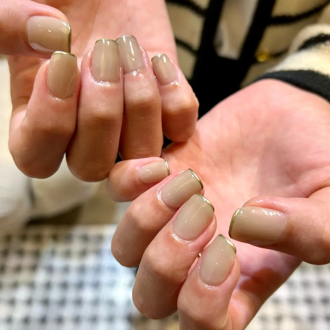 ネイル フレンチネイル シンプルネイル Ezura Yumiのネイルデザイン