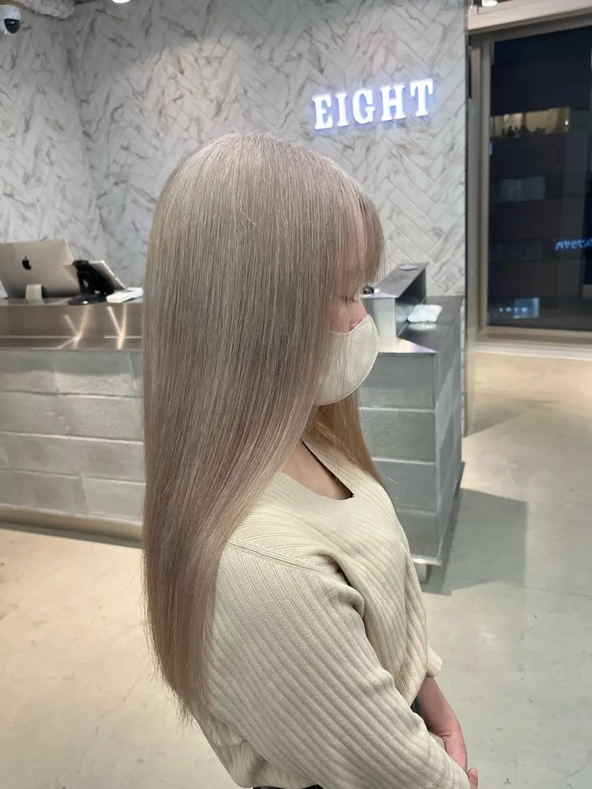 ロング カラー ヘアカラー トリートメント 🏅EIGHT難波/ 【店長】タモツのヘアスタイル