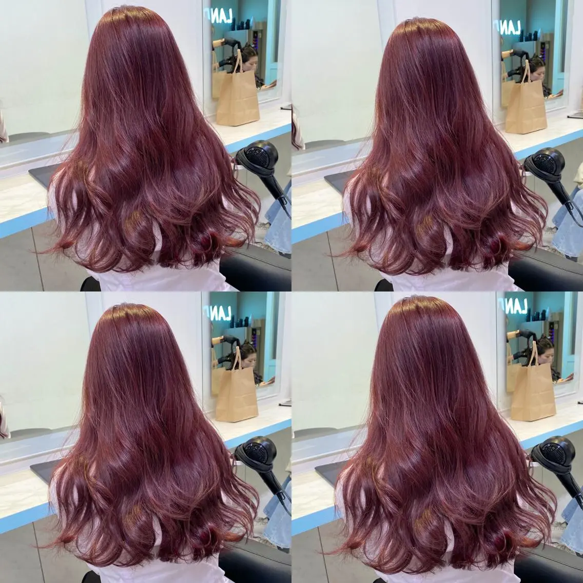ロング カラー パーマ ヘアアレンジ メンズ キッズ ネイル マツエク・マツパ アイブロウ 🤎モテ髪&透明感 ミルクティー🥣🤎のヘアスタイル