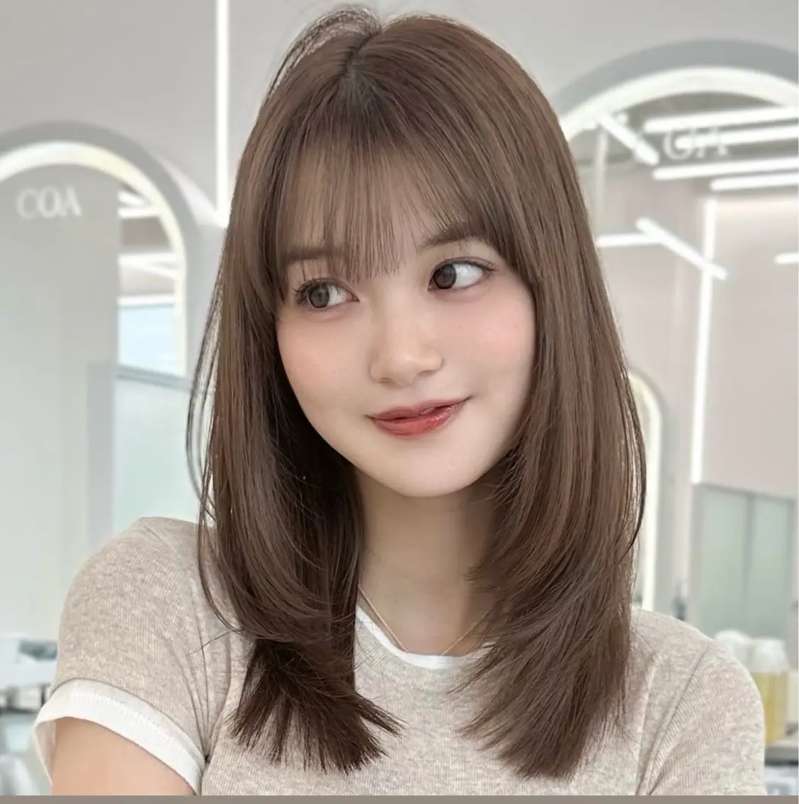 ミディアム トリートメント ミディアム特化 COA 日向のヘアスタイル