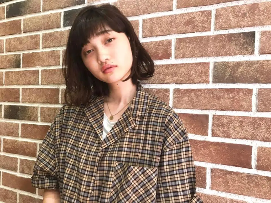 ミディアム パーマ ヘアカラー トリートメント ayaka #パーマ#アレンジのヘアスタイル