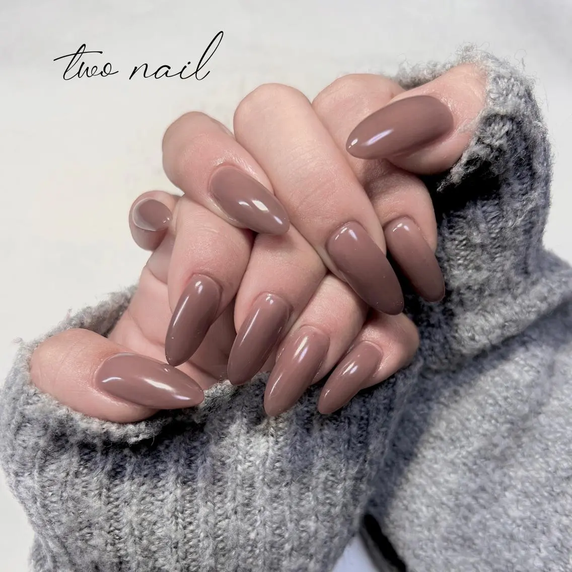 ネイル アートネイル ブラウン フットネイル ハート ニュアンスネイル ハンドネイル two nailのネイルデザイン