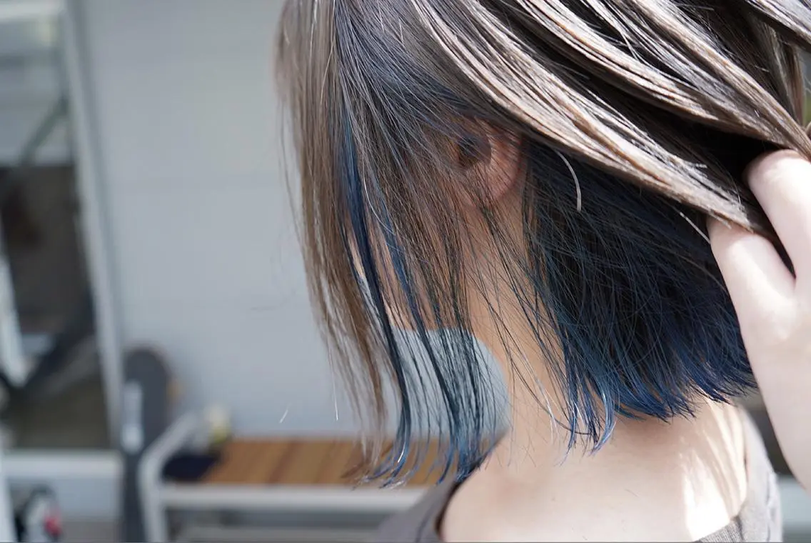 ショート カラー ヘアアレンジ ヘアカラー トリートメント lani ブリーチ /ダブルカラーのヘアスタイル