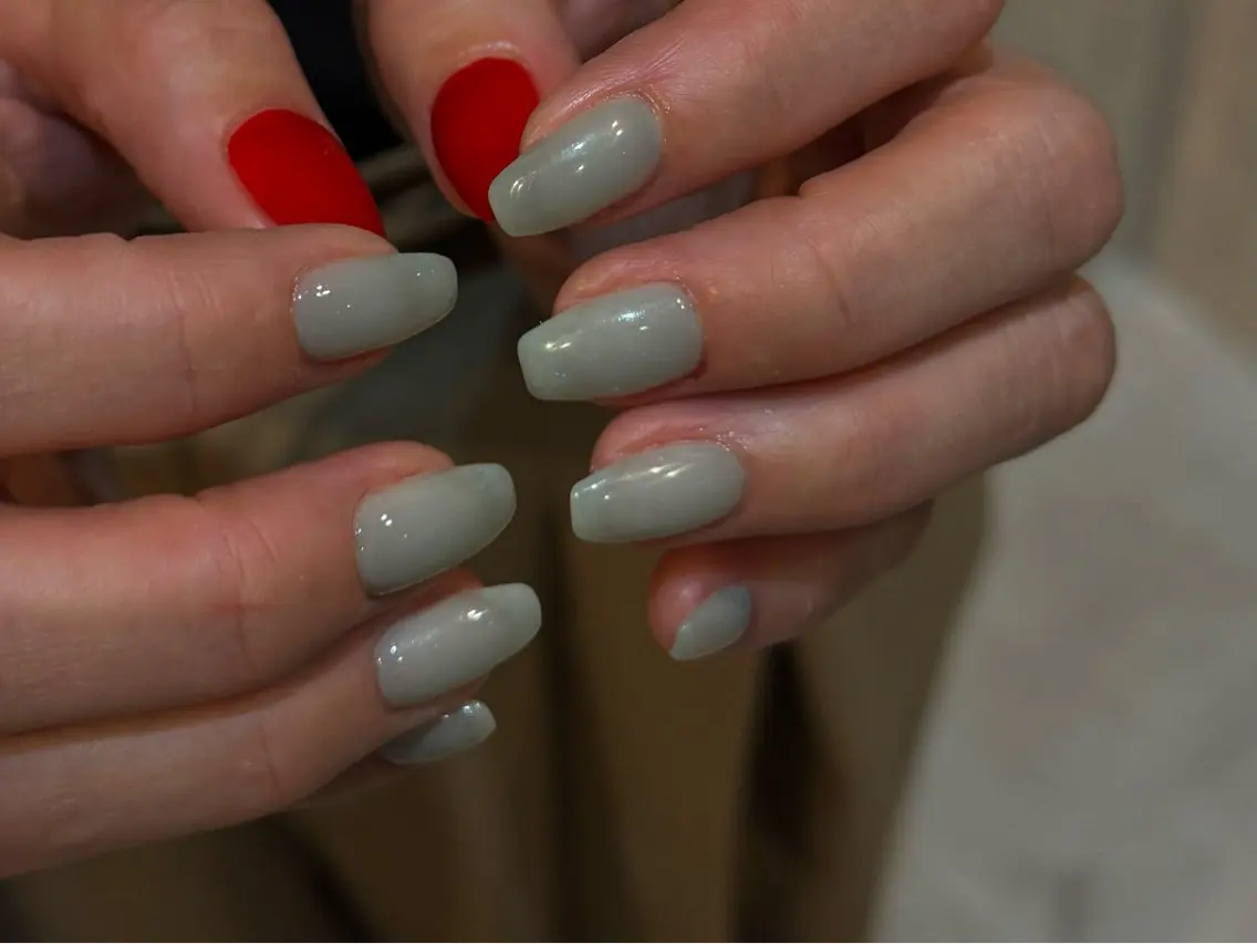 ネイル フレンチネイル マグネットネイル 持ち込み ニュアンスネイル ワンカラーネイル ハンドネイル LINEA.nail Kozueのネイルデザイン