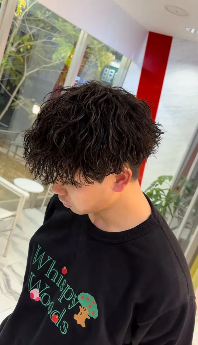 【メンズ限定】カット+波巻きパーマの写真