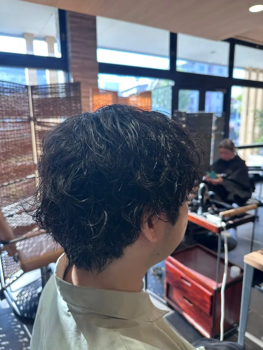 パーマ メンズ パーマ 💎大石久琉美 メンズパーマ💎のヘアスタイル
