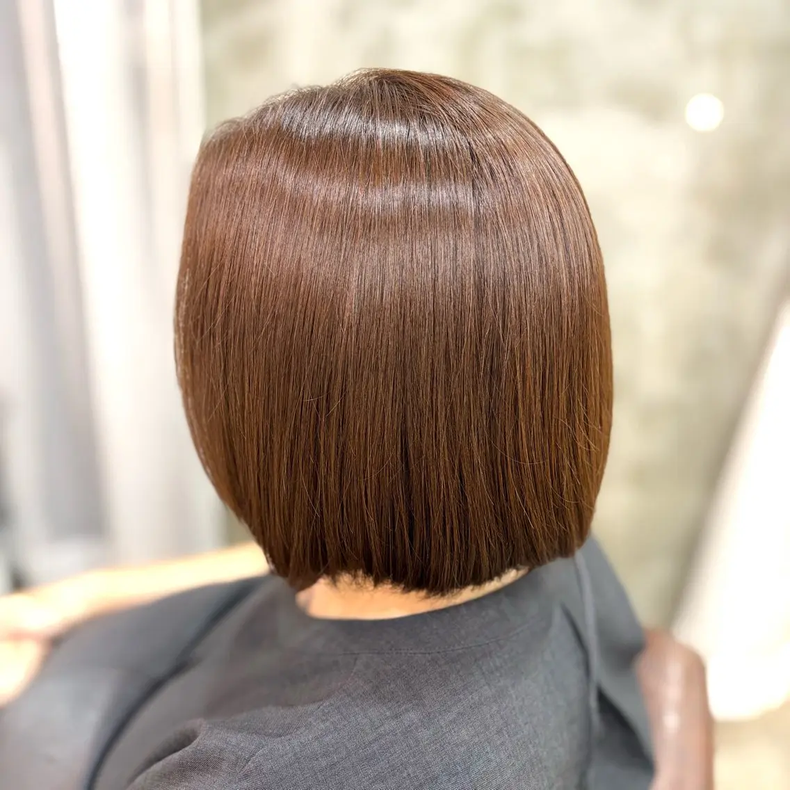 ショート カラー ブラウンカラー ヘアカラー トリートメント 艶髪‎カラー🤍 RIKAのヘアスタイル