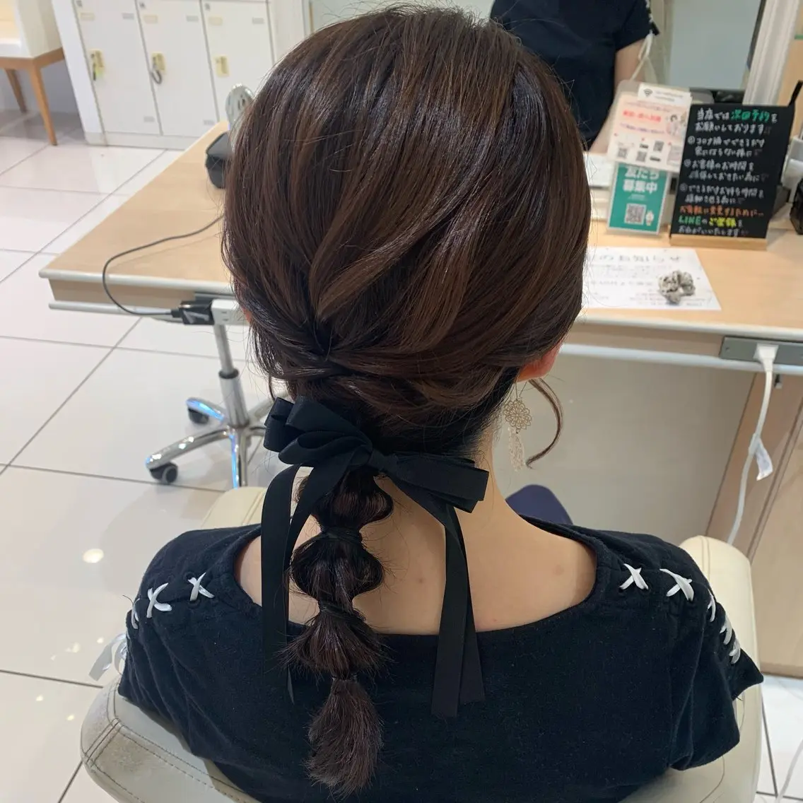 ロング ヘアアレンジ ヘアセット 宮永 璃沙のヘアスタイル
