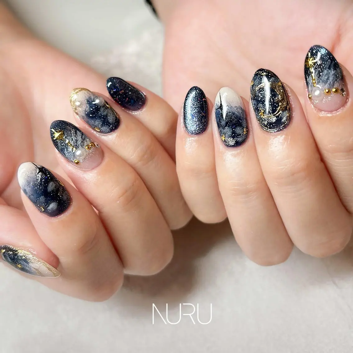 ネイル ハンドネイル NURU NAIL ヌルネイル新宿YUIのネイルデザイン