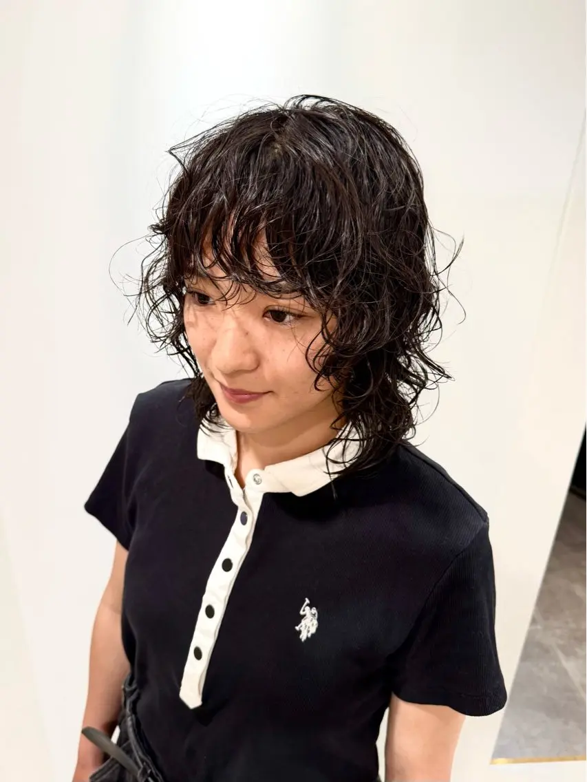 ショート レイヤーカット ウルフカット カット トリートメント ハイトーン/レイヤー /ウルフ⭐️永田⭐️のヘアスタイル