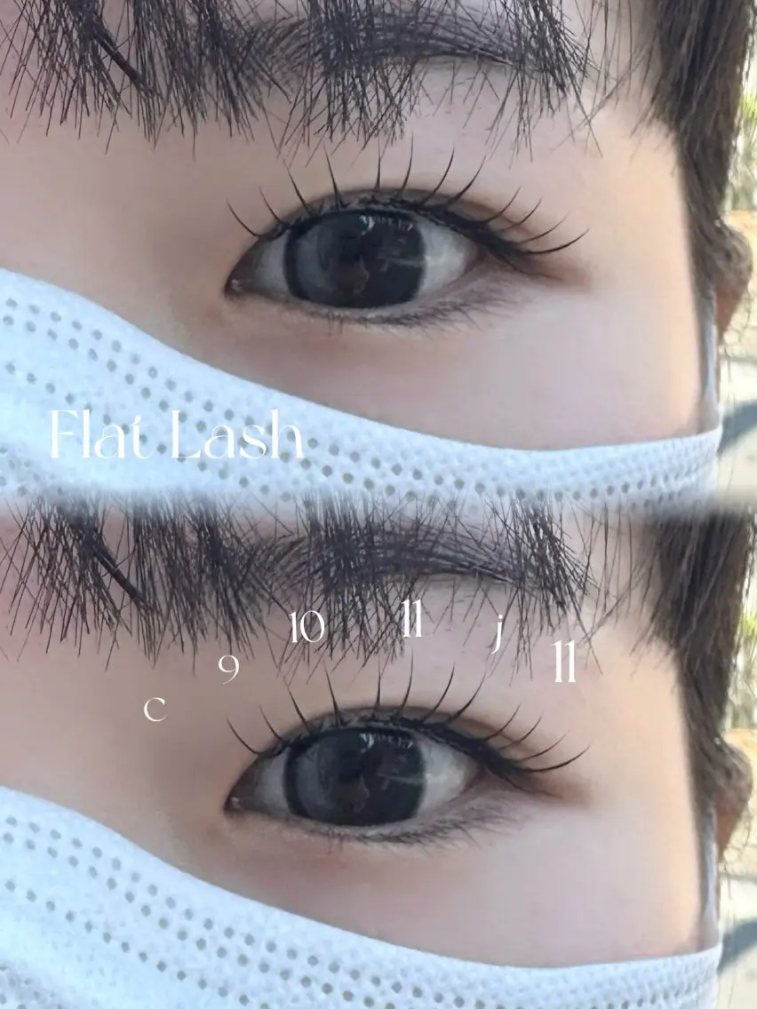 【初回オフ無料】フラットラッシュ80本🌱の写真