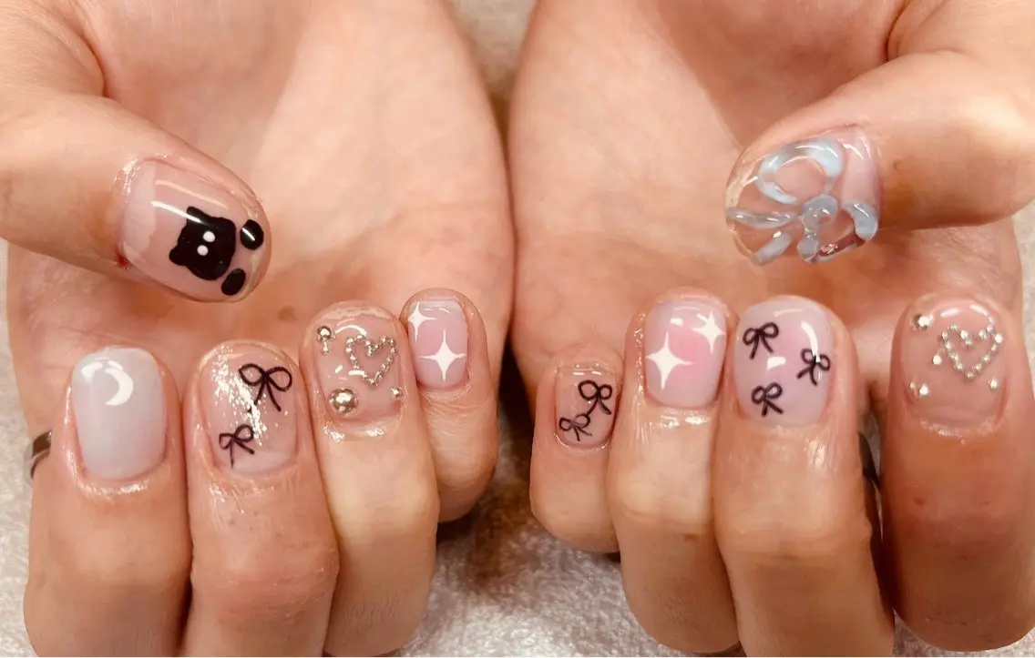 ネイル ハンドネイル LOVE NAIL 💕Sonoのネイルデザイン